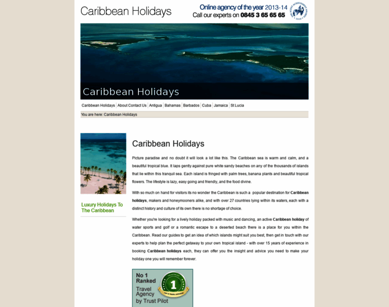 Caribbeanholidays.org thumbnail