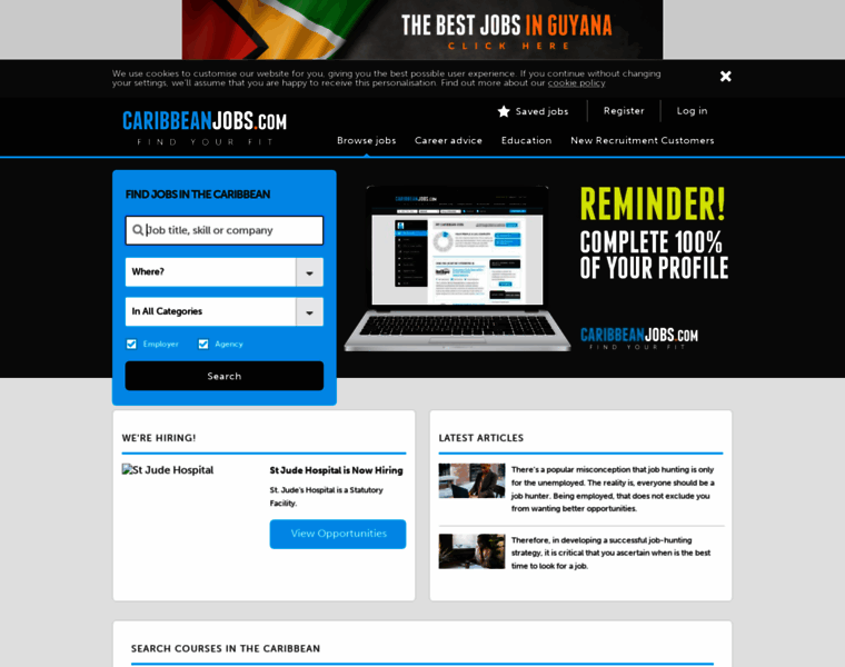 Caribbeanjobs.com thumbnail
