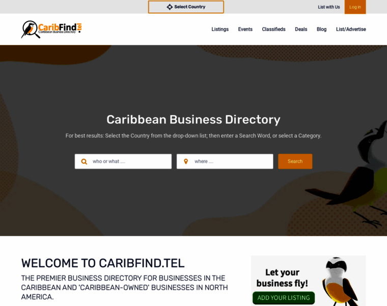 Caribfind.tel thumbnail Caribfind.tel thumbnail