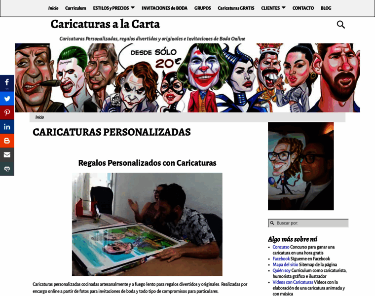 Caricaturasalacarta.com thumbnail