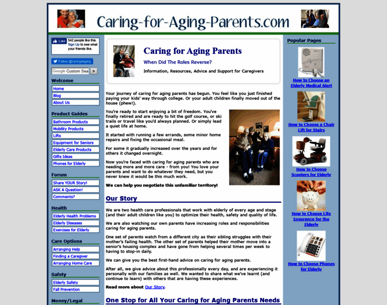 Caring-for-aging-parents.com thumbnail