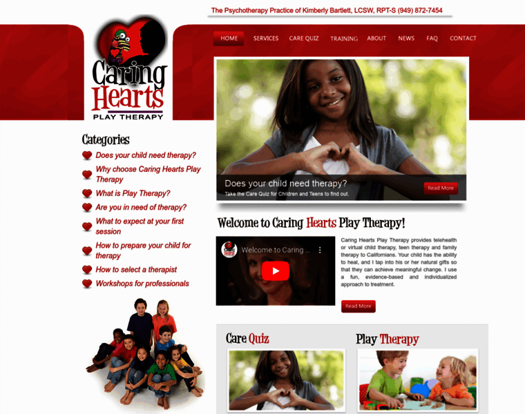 Caringheartsplaytherapy.com thumbnail