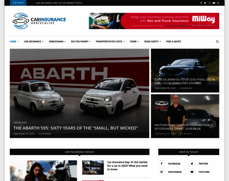 Carinsurance.arrivealive.co.za thumbnail
