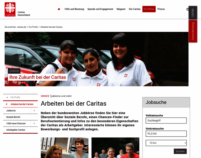 Caritas-jobs.de thumbnail