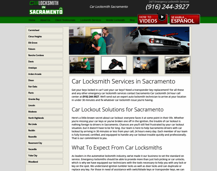 Carkeylocksmith-sacramento.com thumbnail