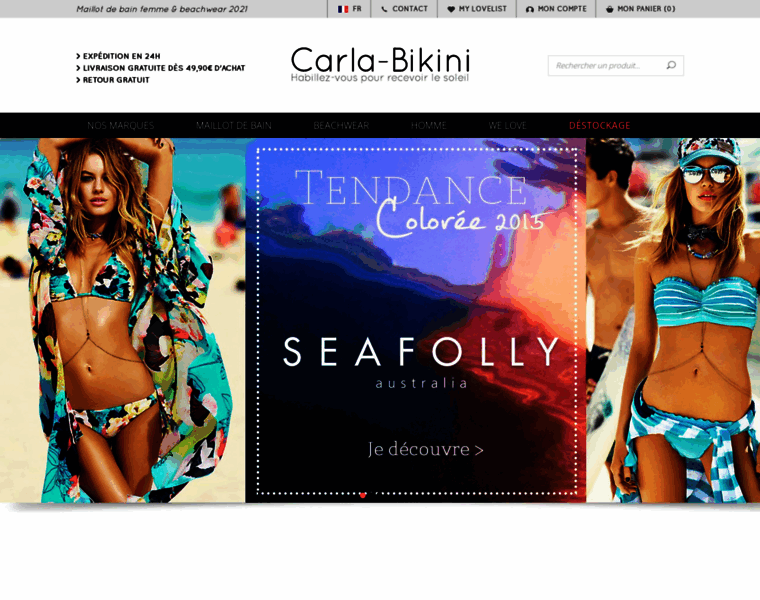 Carla-bikini.com thumbnail