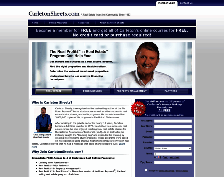 Carletonsheets.com thumbnail
