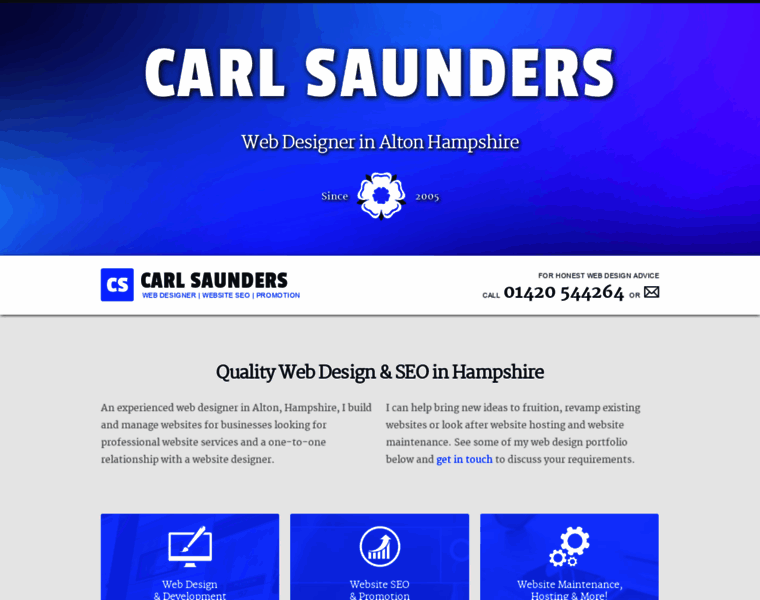 Carlsaunders.co.uk thumbnail