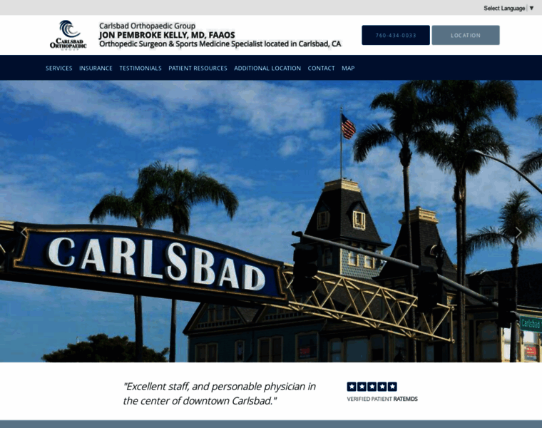 Carlsbadorthopaedic.com thumbnail
