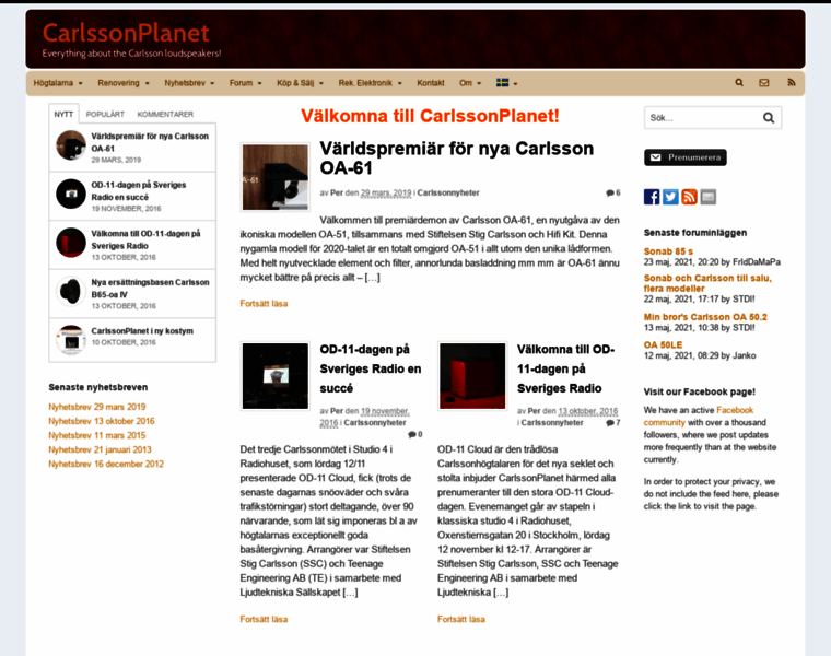Carlssonplanet.com thumbnail