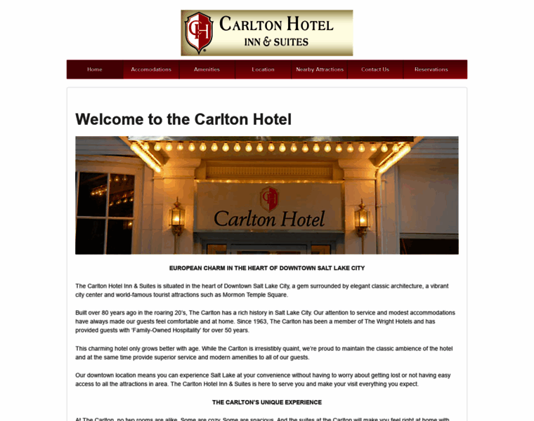 Carltonhotel-slc.com thumbnail