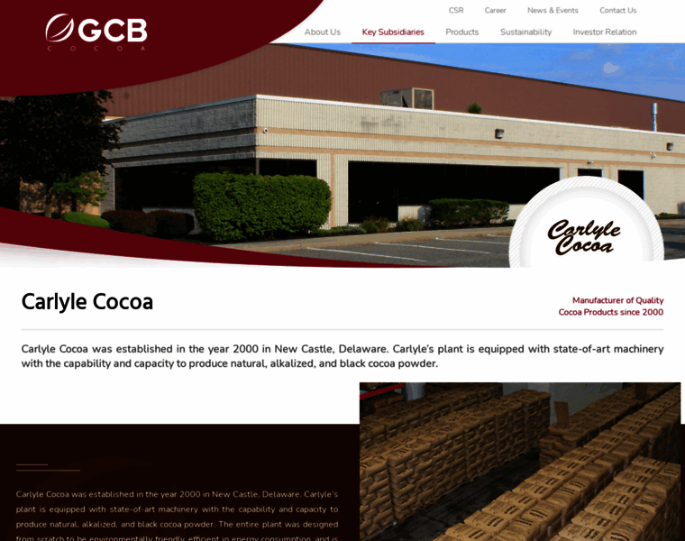 Carlyle-cocoa.com thumbnail