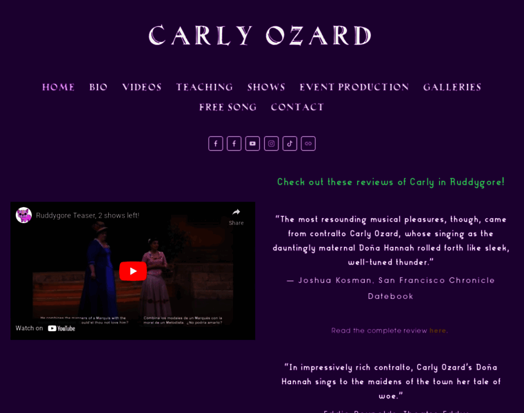 Carlyozard.com thumbnail