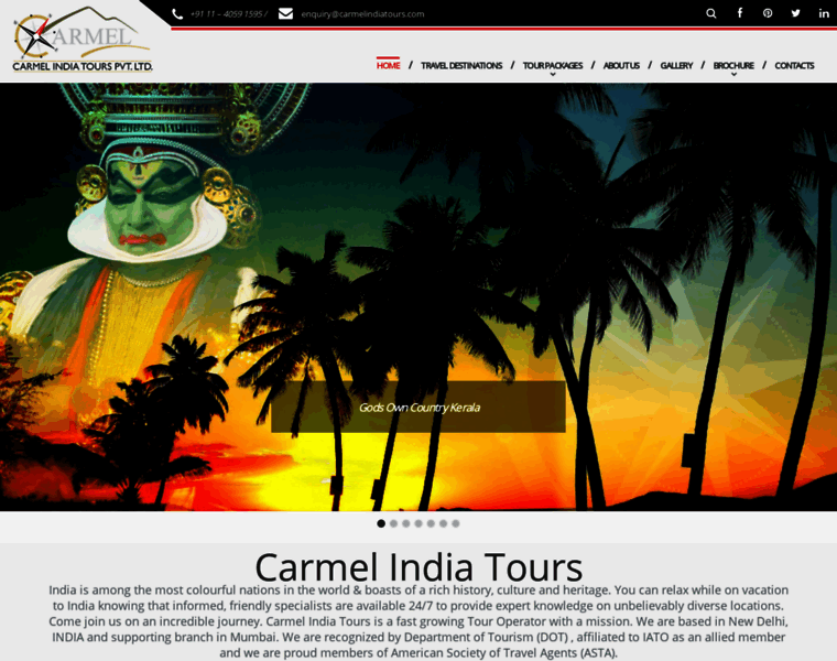 Carmelindiatours.com thumbnail