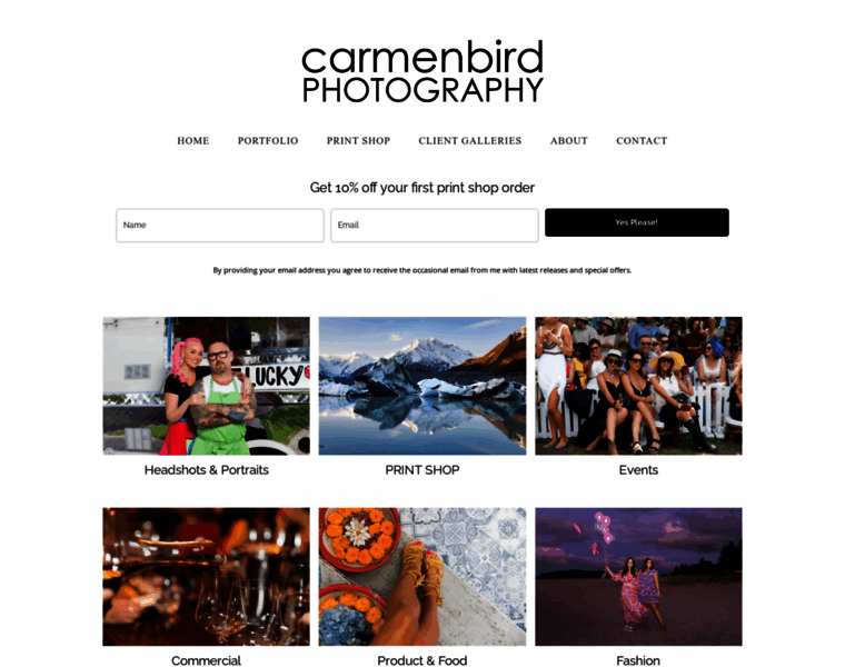 Carmenbirdphotography.co.nz thumbnail