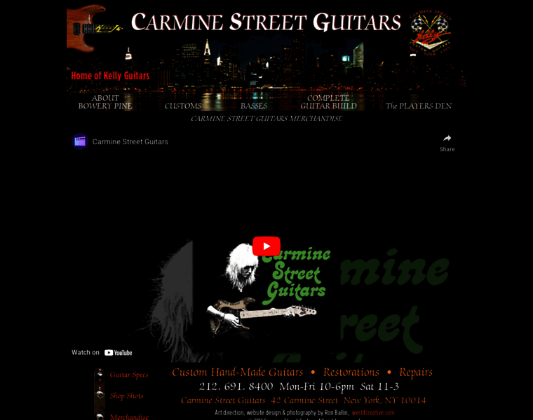 Carminestreetguitars.com thumbnail