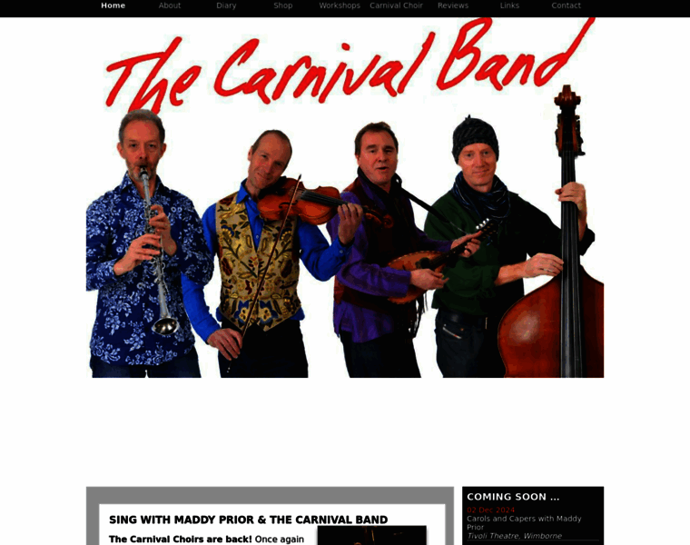 Carnivalband.com thumbnail