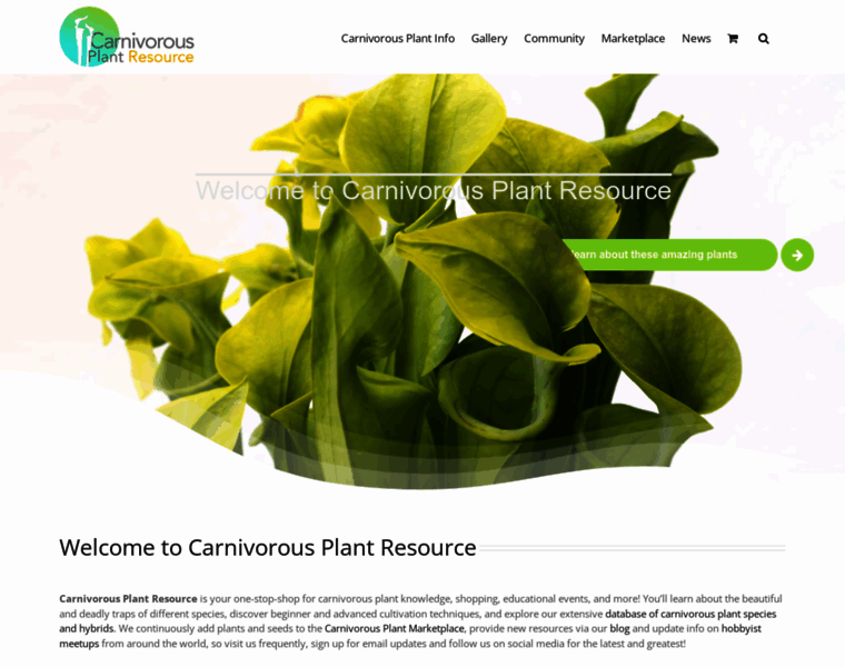 Carnivorousplantresource.com thumbnail