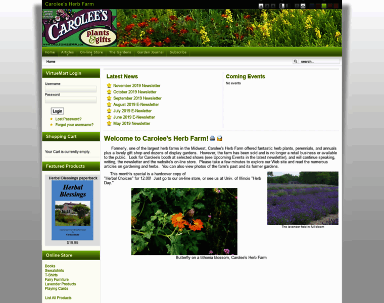 Caroleesherbfarm.com thumbnail