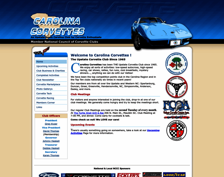 Carolina-corvettes.com thumbnail