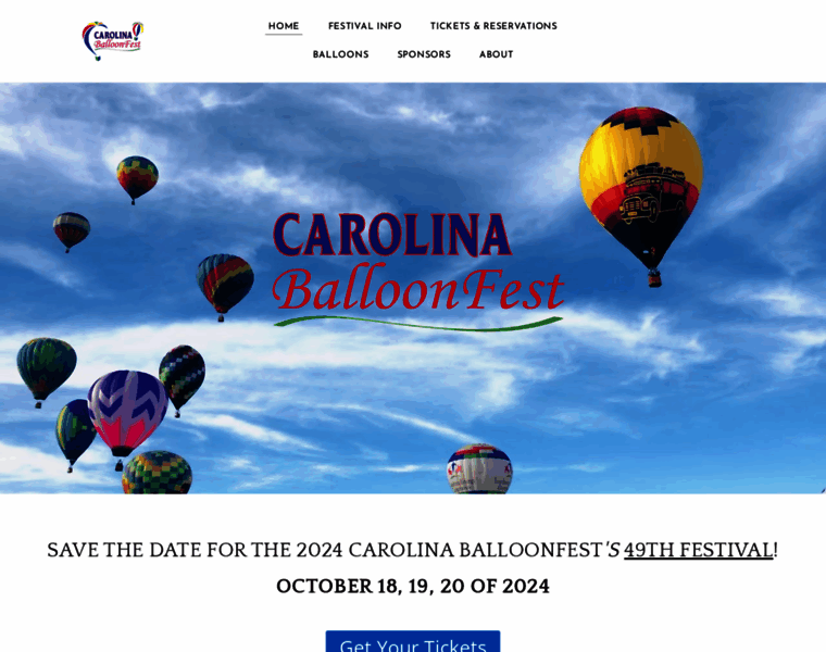 Carolinaballoonfest.com thumbnail