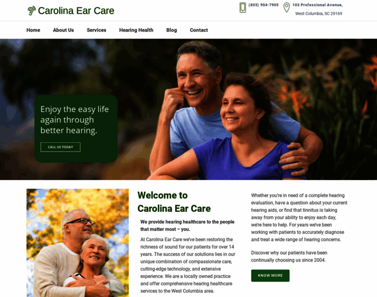 Carolinaearcare.com thumbnail