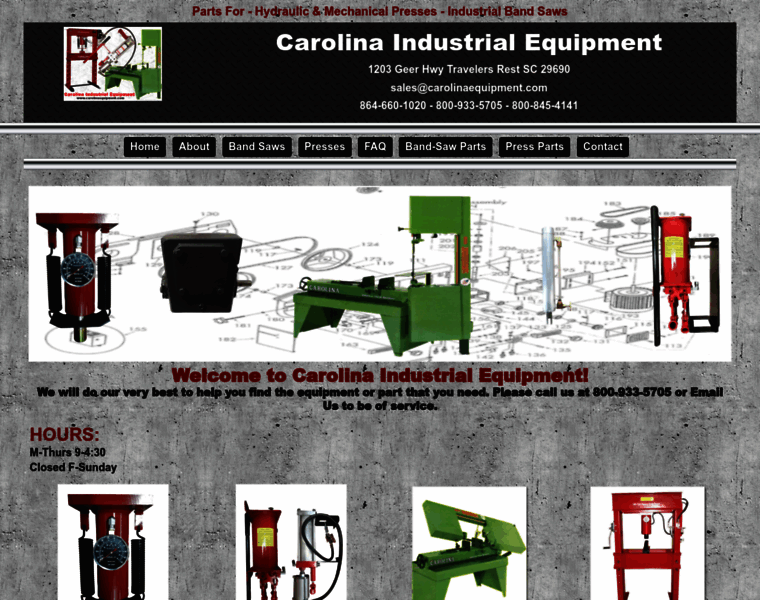 Carolinaequipment.com thumbnail