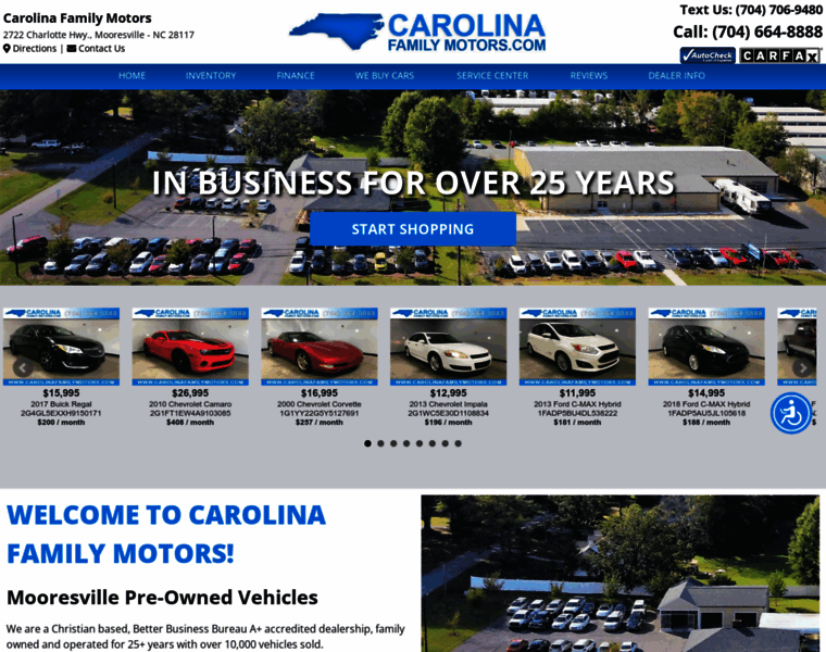 Carolinafamilymotors.com thumbnail