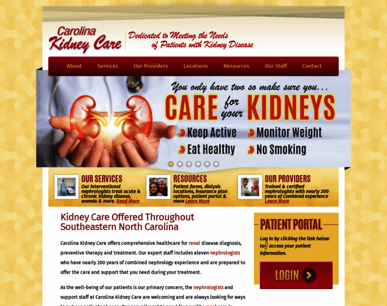 Carolinakidneycare.com thumbnail