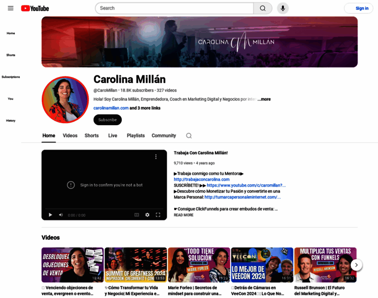 Carolinamillan.tv thumbnail Carolinamillan.tv thumbnail