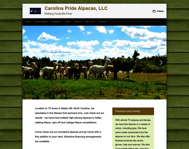 Carolinapridealpacas.com thumbnail