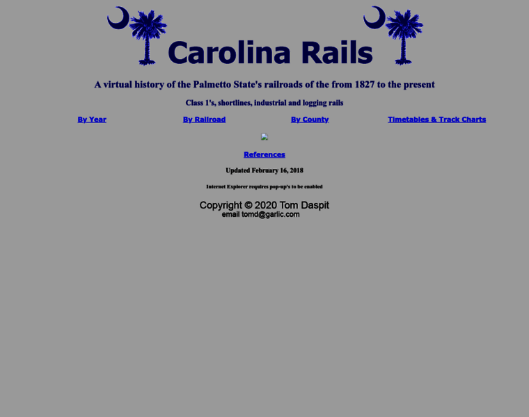 Carolinarails.org thumbnail