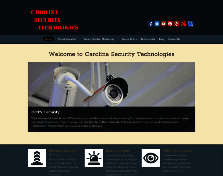 Carolinasecuritytechnologies.com thumbnail