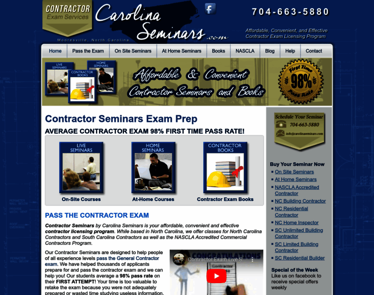 Carolinaseminars.com thumbnail
