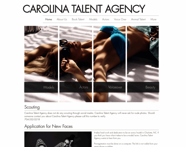 Carolinatalent.us thumbnail