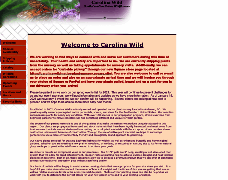 Carolinawild.com thumbnail