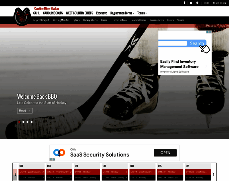 Carolineminorhockey.com thumbnail