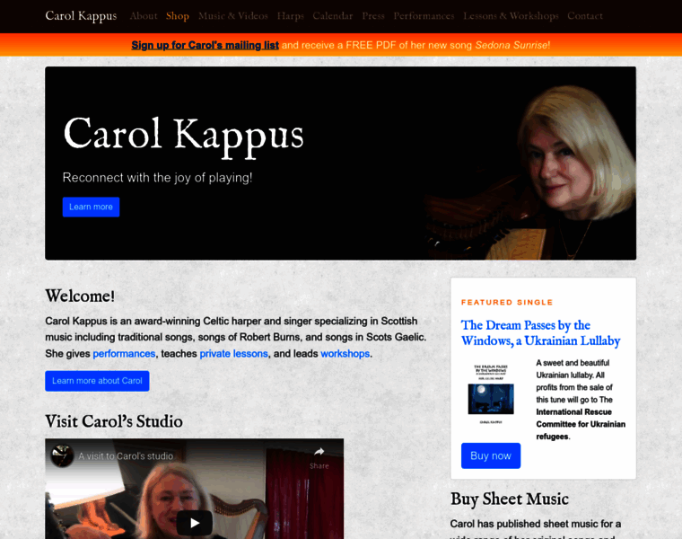 Carolkappus.com thumbnail
