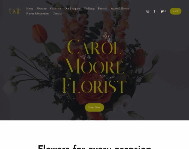 Carolmoore-florist.co.uk thumbnail