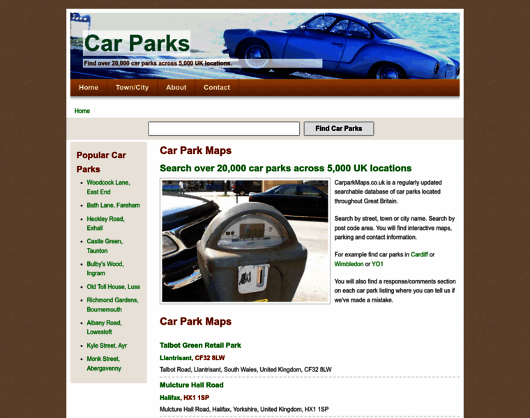 Carparkmaps.co.uk thumbnail