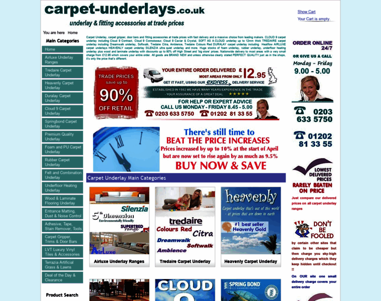 Carpet-underlays.co.uk thumbnail