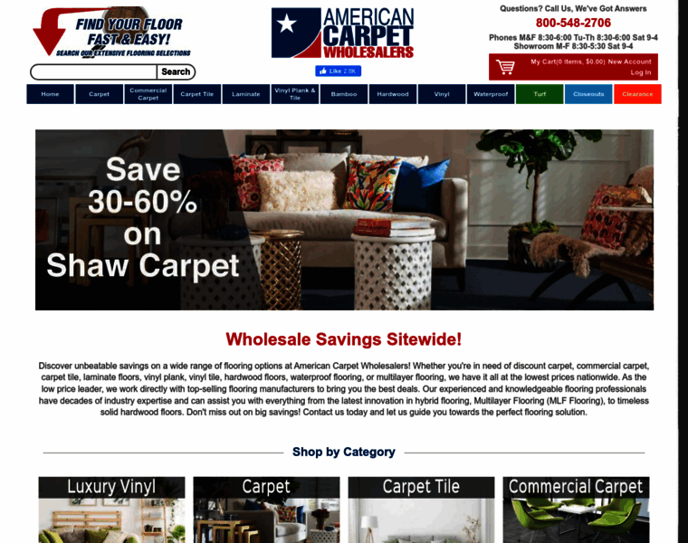 Carpet-wholesale.com thumbnail