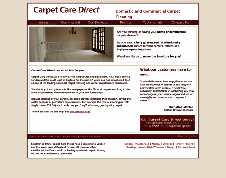 Carpetcaredirect.co.uk thumbnail