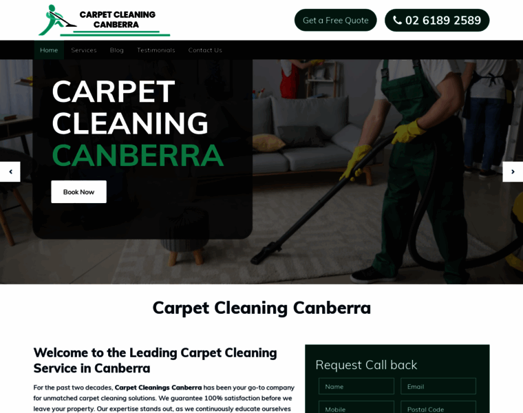 Carpetcleaningscanberra.com.au thumbnail