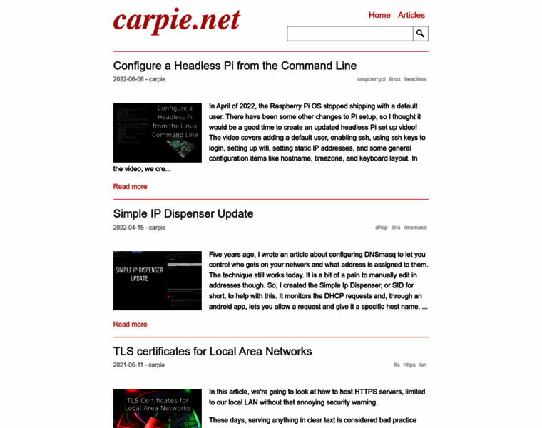 Carpie.net thumbnail
