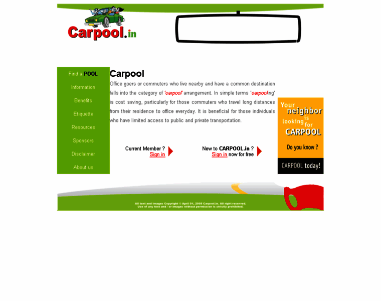 Carpool.in thumbnail Carpool.in thumbnail