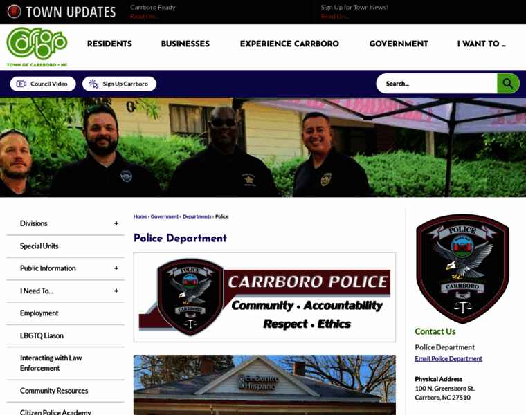 Carrboropolice.com thumbnail