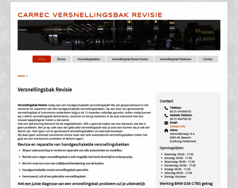 Carrec-versnellingsbak-revisie.nl thumbnail