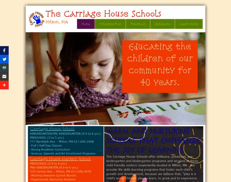 Carriagehouseschool.com thumbnail