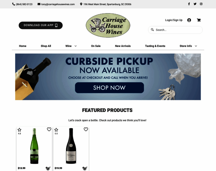 Carriagehousewines.com thumbnail